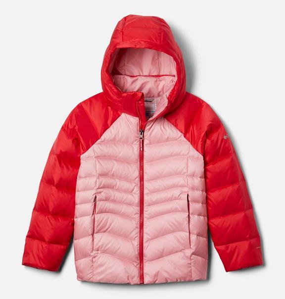 Columbia Centennial Creek Puffer Jacket Girls Pink Red USA (US1369707)